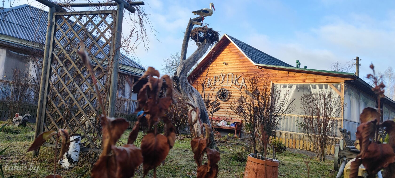 Тёплый загородный дом среди природы
